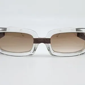 Gold & Wood Paris Zephyr 11 Crystal Tangani Frame Brown Gradient Lens Sunglasses Gold & Wood Paris Zephyr 11 Crystal Tangani Frame Brown  main image 2